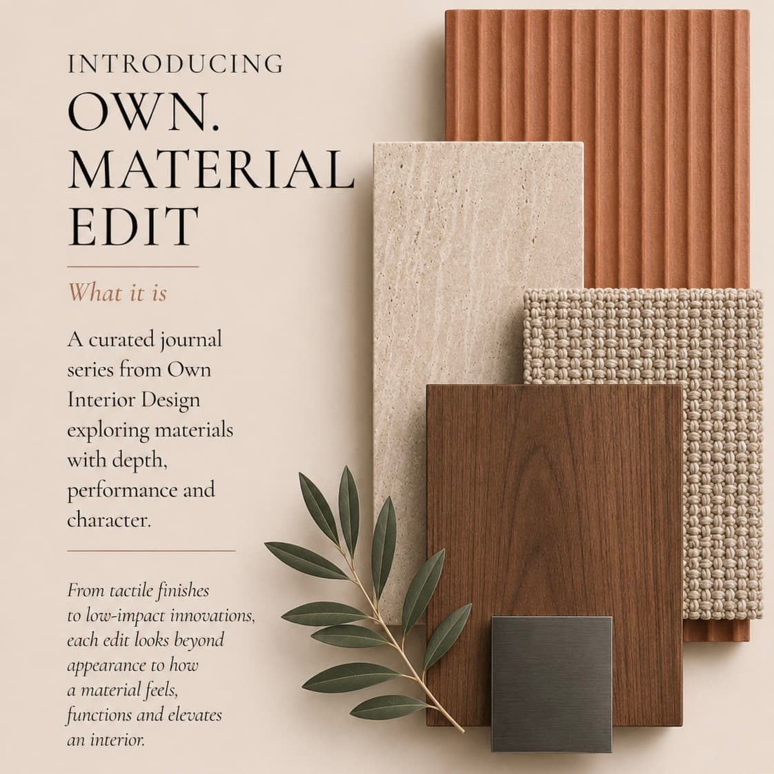 Introducing Own. Material Edit